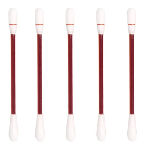 

5 Pcs One-time Disinfect Cotton Swab Buds Iodine Inside for Travel Outdoor Sport