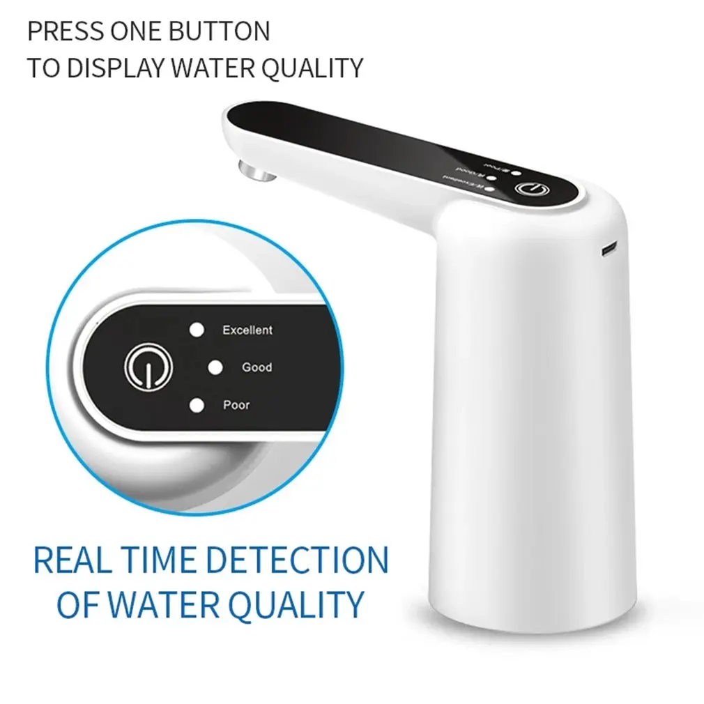 

Rechargeable Electric Water Pump Electric Dispenser Automatic Water Press High Compatibility With Water Quality Monitoring