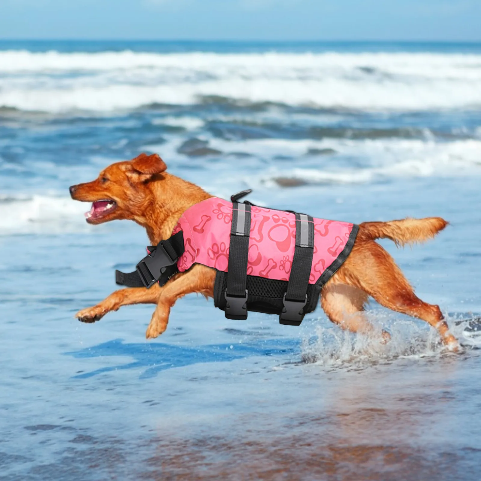 Водонепроницаемая одежда для собак модная и прочная водонепроницаемая синего