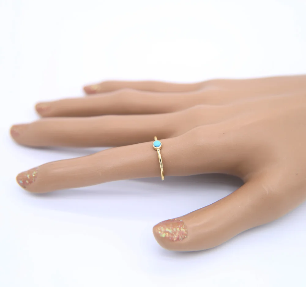 Кольца с круглой огранкой ювелирные изделия синего цвета бирюзы шампанского