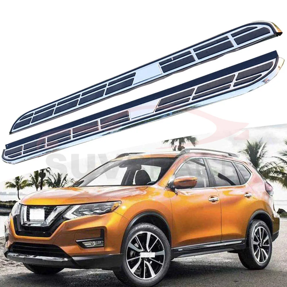 

Боковой шаг Подходит для Nissan Rouge 2014-2019, подножка nerf bar, 2 шт., левая и правая, алюминиевая боковая педаль