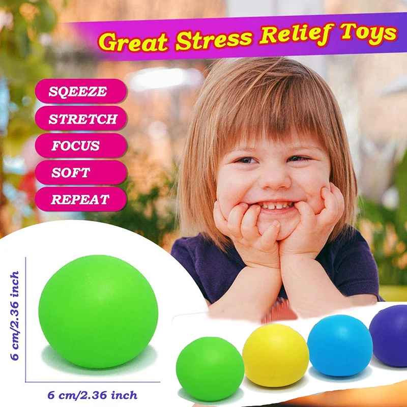 

Purple Stress Reliever Ball Squeeze Relief Toy Creative Stress Relief Squeezing Balls Creative Novelty Hand Grip Pressure
