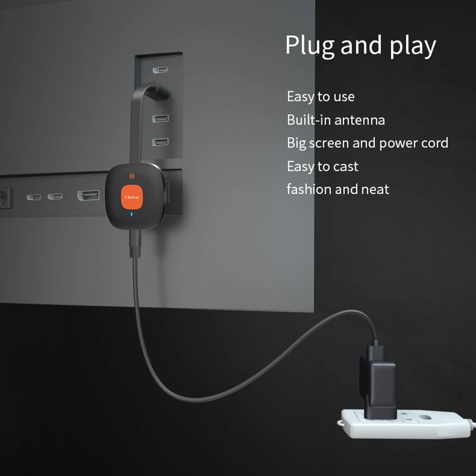 Беспроводной адаптер для дисплея портативный приемник HDMI устройство