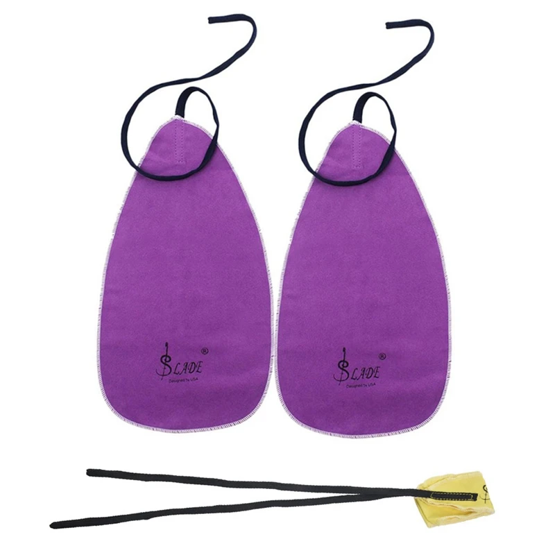 SLADE 3 шт. флейта кларнет саксофон салфетка для очистки 2 фиолетовый и 1