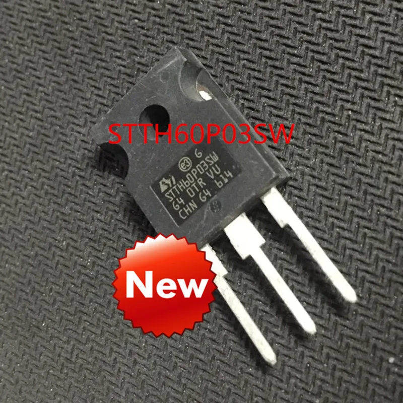 

Новинка STTH60P03SW STTH60P03 60A300V TO-247