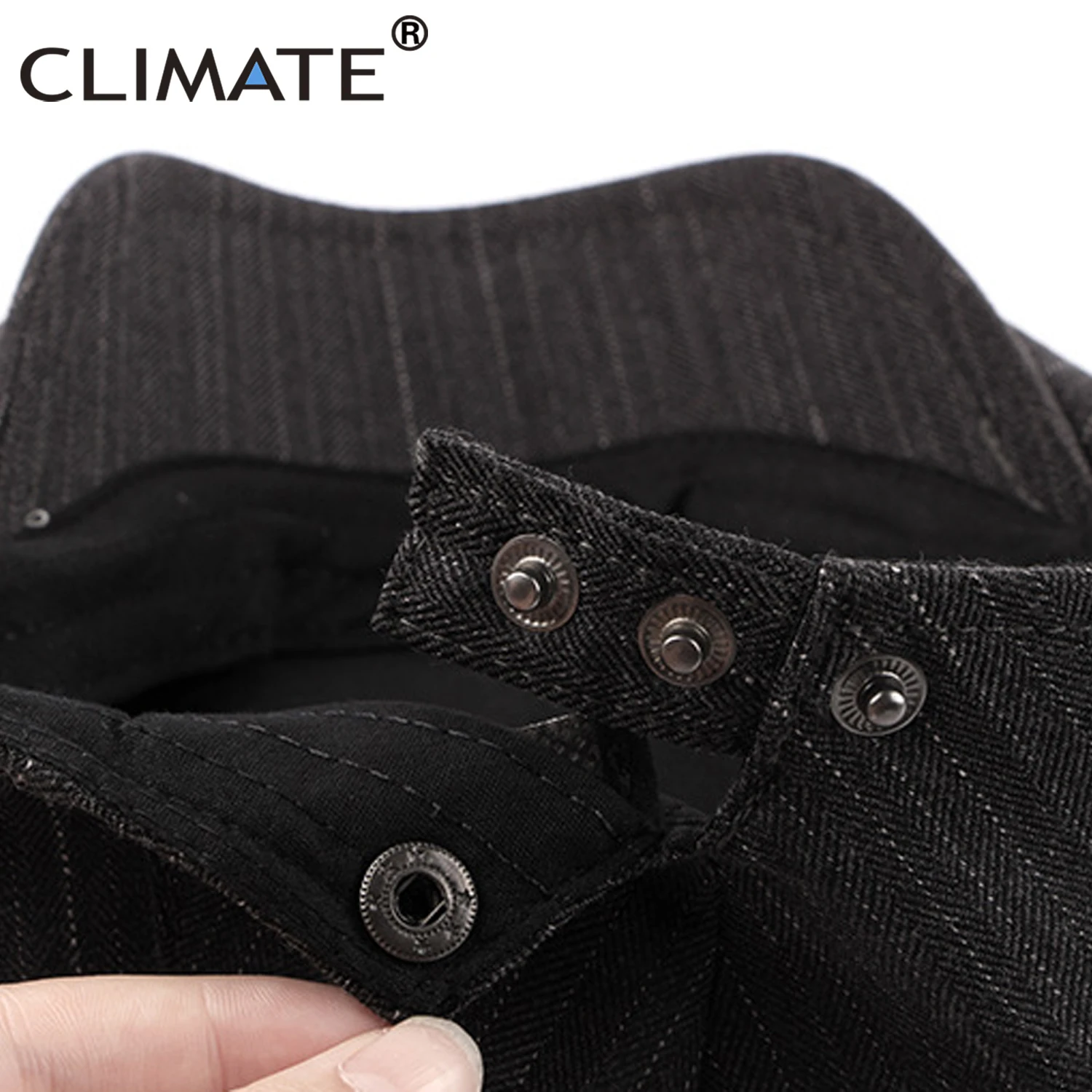 

CLIMATE Men Vintage Beret Flat Cap Hat Men British Style Berets for Men Casual Striped Cotton Beret Retro Men Flat Caps Beret