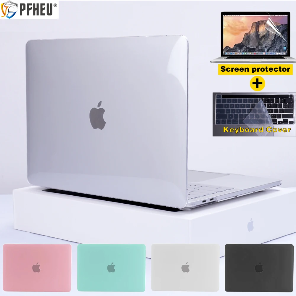 Laptop Case For Macbook Air 13 M2 A2681 A2337  A2338 M1 Chip 14 A2442 A2779 New Touch Bar for Pro 16 A2485 A2780 Keyboard Cover