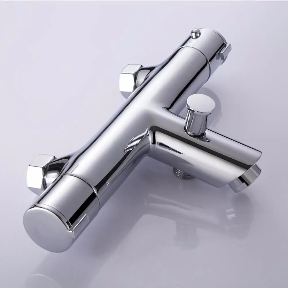 Настенный термостатический смеситель для ванны и душа Керамический клапан