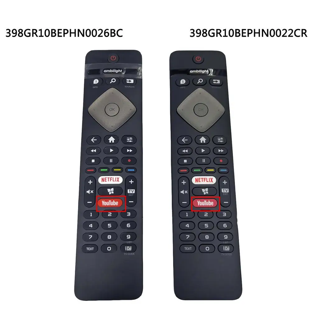 

Пульт дистанционного управления BRC0884405/01 для телевизоров Philips, 398GR10BEPHN0026BC, 398GR10BEPHN0022CR, с netflix, youtube