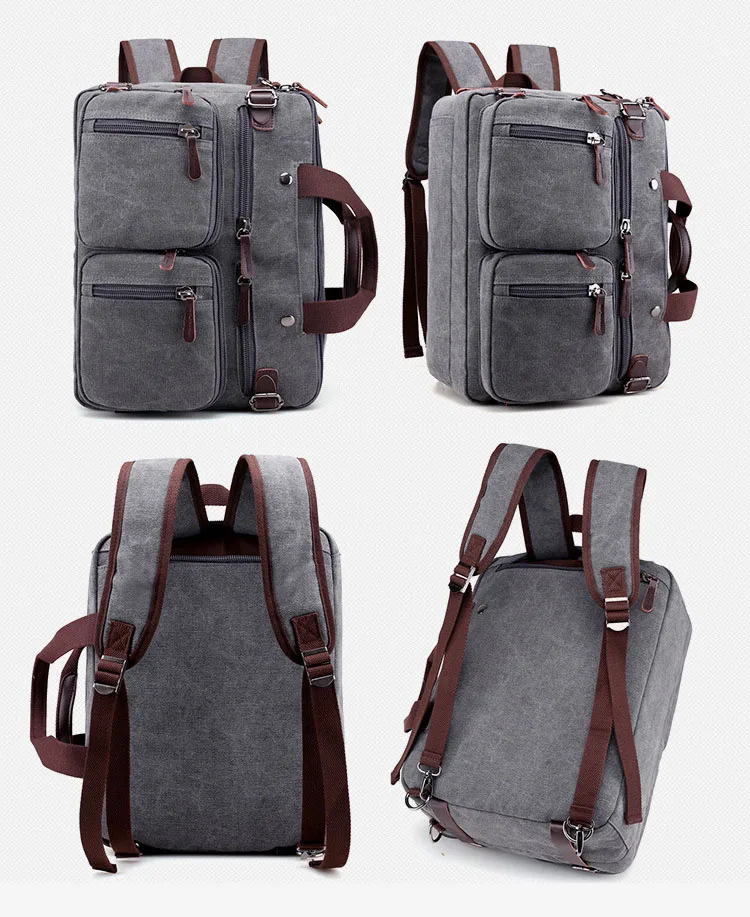WOBAG Мужская модная дорожная сумка через плечо сумка Холщовая Сумка большой портфель большая Повседневная Деловая мужская сумка для ноутбука