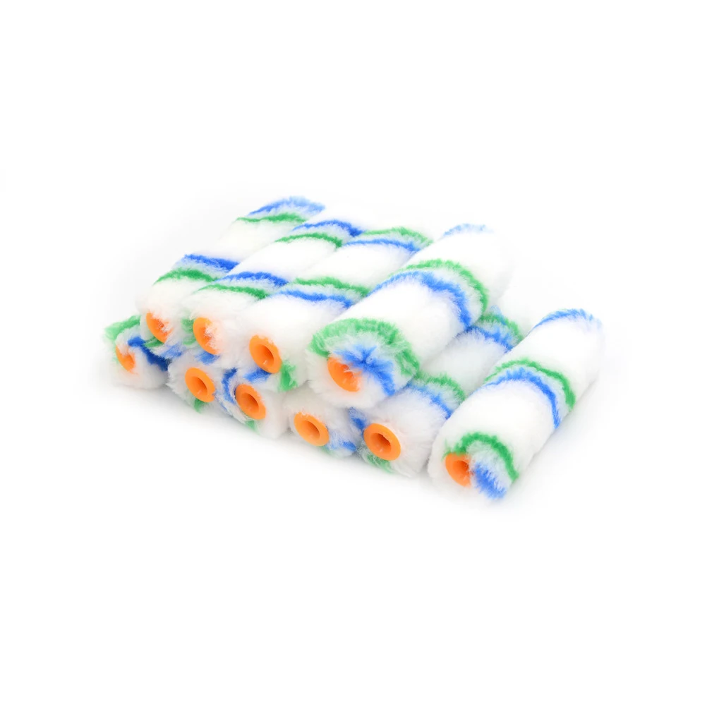 

5/10 Pcs 4" Paint Roller Covers Mini Paint Roller Edger Trim Roller
