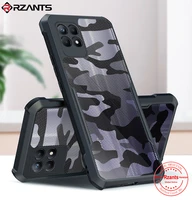 rzants for oppo realme 8i 8s 8 pro case hard camouflage beetle cover tpu half clear phone shell military cool casing