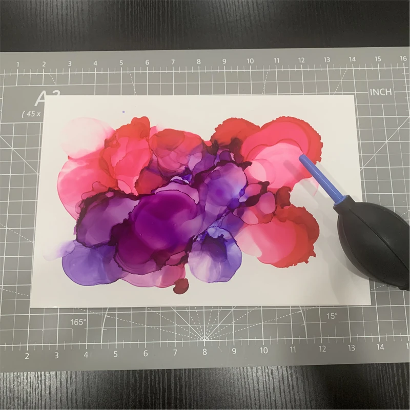 Воздуходувка спиртовых чернил для управления движением с