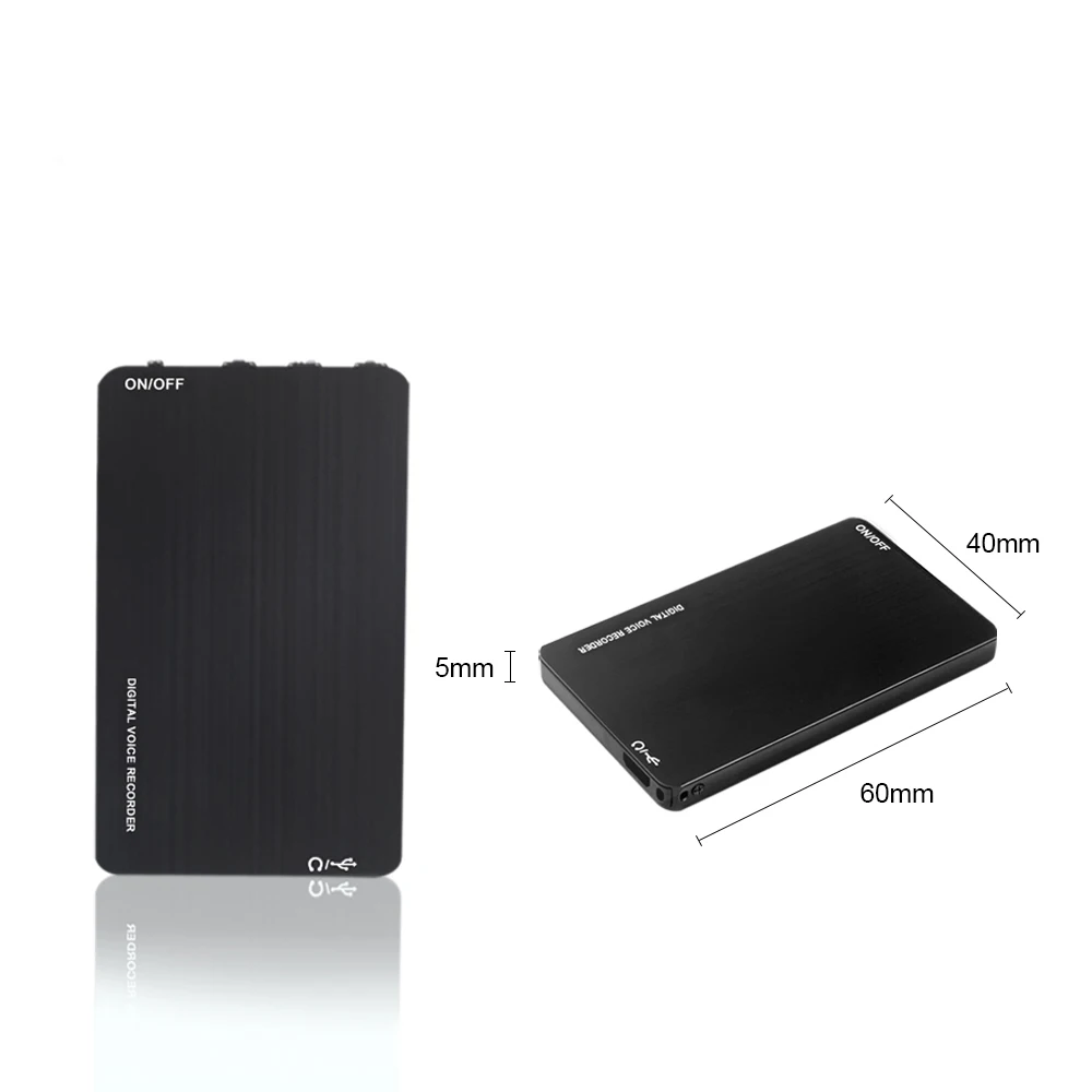 Прямоугольный Цифровой диктофон QZT мини-диктофон с голосовой активацией