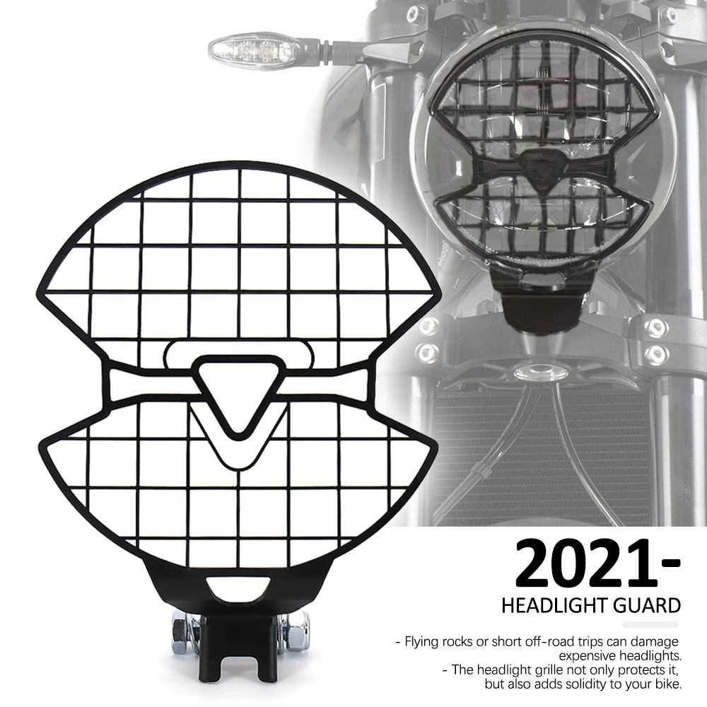 

New Motorcycle Accessorie steel Headlight Protector Grille Guard Cover Protection Grill For Trident 660 For Trident660 2021 2022