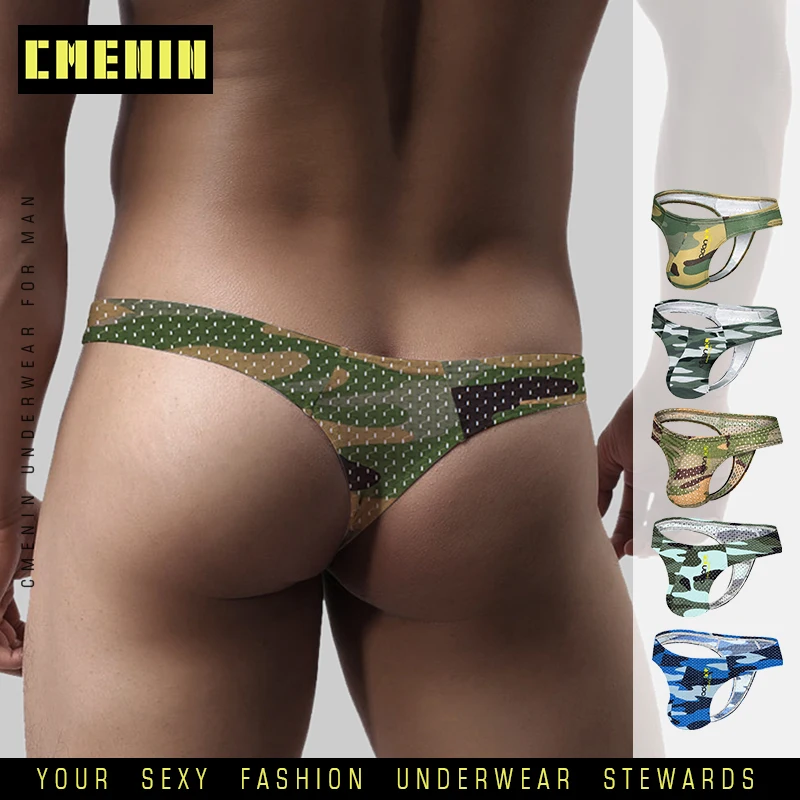 Гей-стринги G-string U Pouch кожаные мужские бикини T-back Нижнее белье Мужские