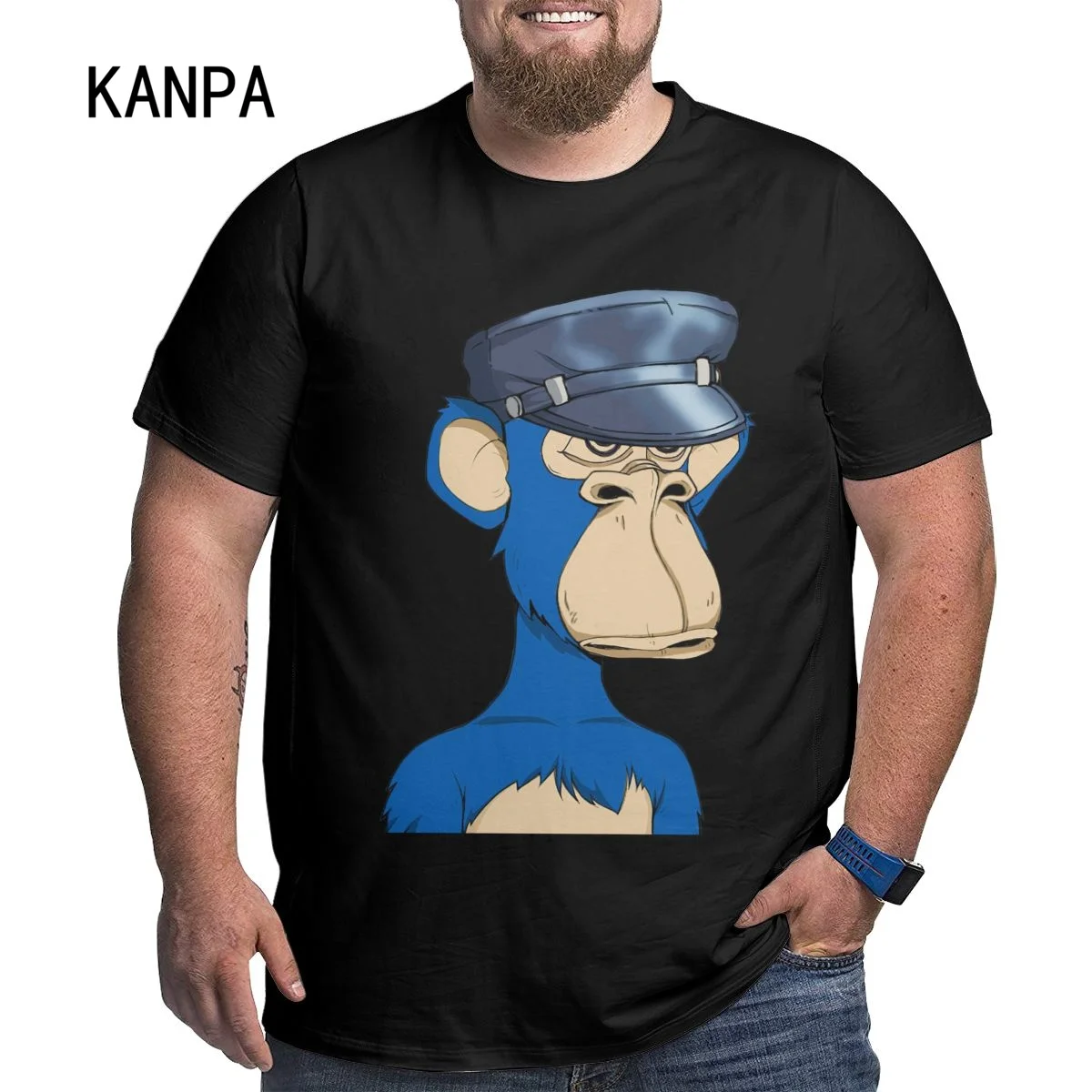 Футболка мужская свободного покроя с коротким рукавом Повседневная рубашка