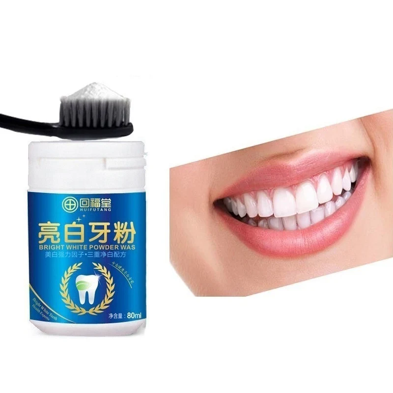 Зеленый Волшебный натуральный отбеливающий порошок для зубов жемчуг Гигиена зубов натуральный отбеливающий порошок удаление зубного камня удаление пятен уход за зубами - Цвет: Зеленый