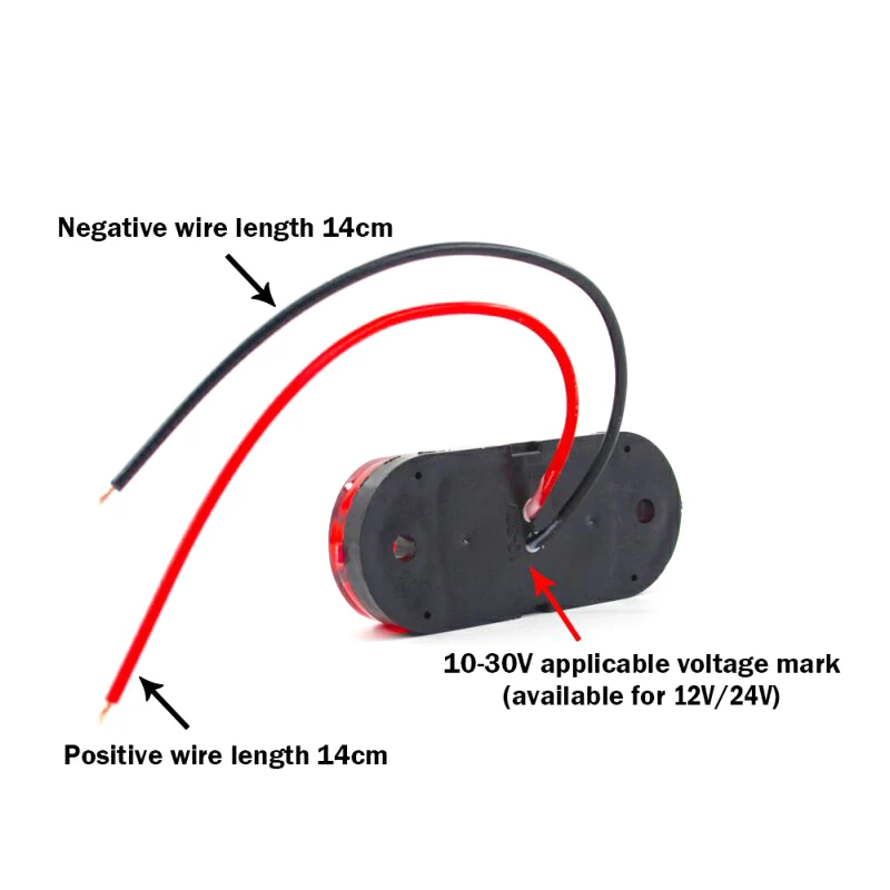 Светодиодный габаПредупреждение тный фонарь для прицепа 2/4/6/8/10x2 12/24 В|Сигнальная