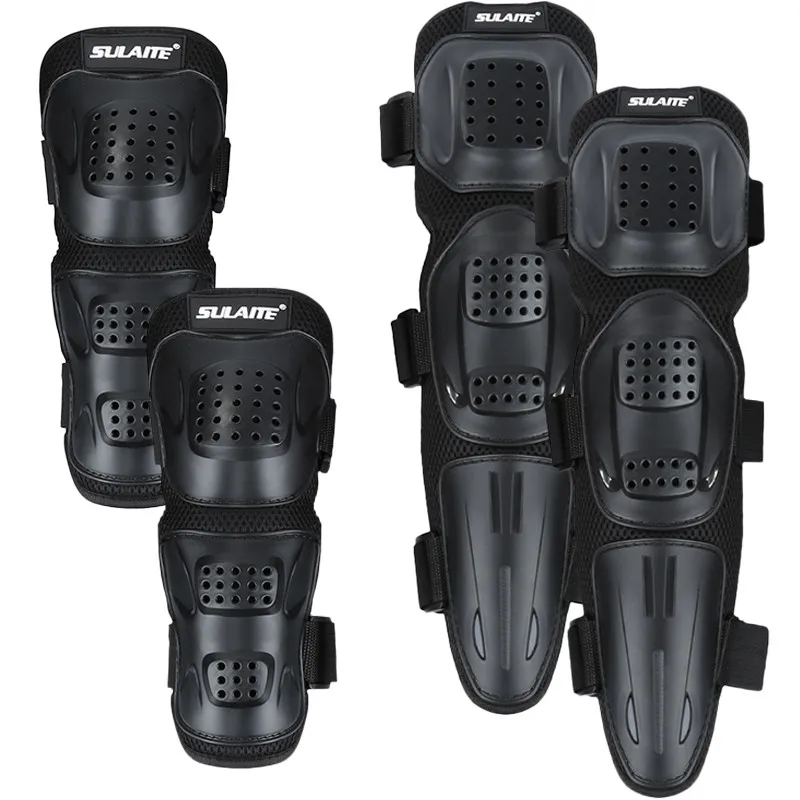 Наколенники мотоциклетные из нержавеющей стали 4 шт.|Защитные наколенники для