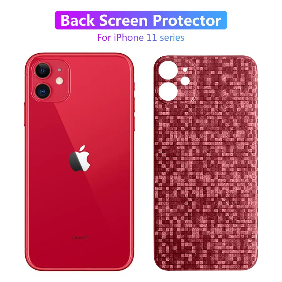 3D изогнутая Защитная пленка для экрана из углеродного волокна iPhone 11 Pro Max мягкая