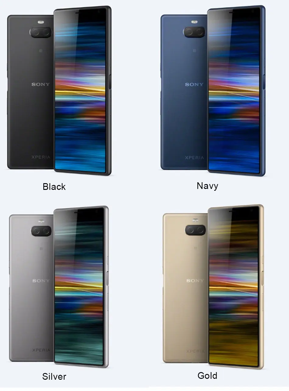 Смартфон sony Xperia 10 Plus Dual SIM Snapdragon 636 I4293 6,5 дюйма 1080x2520 6 ГБ 64 Гб NFC Android 9