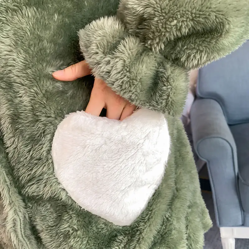 Зимний пижамный комплект для женщин фланелевый толстый теплый топ и штаны