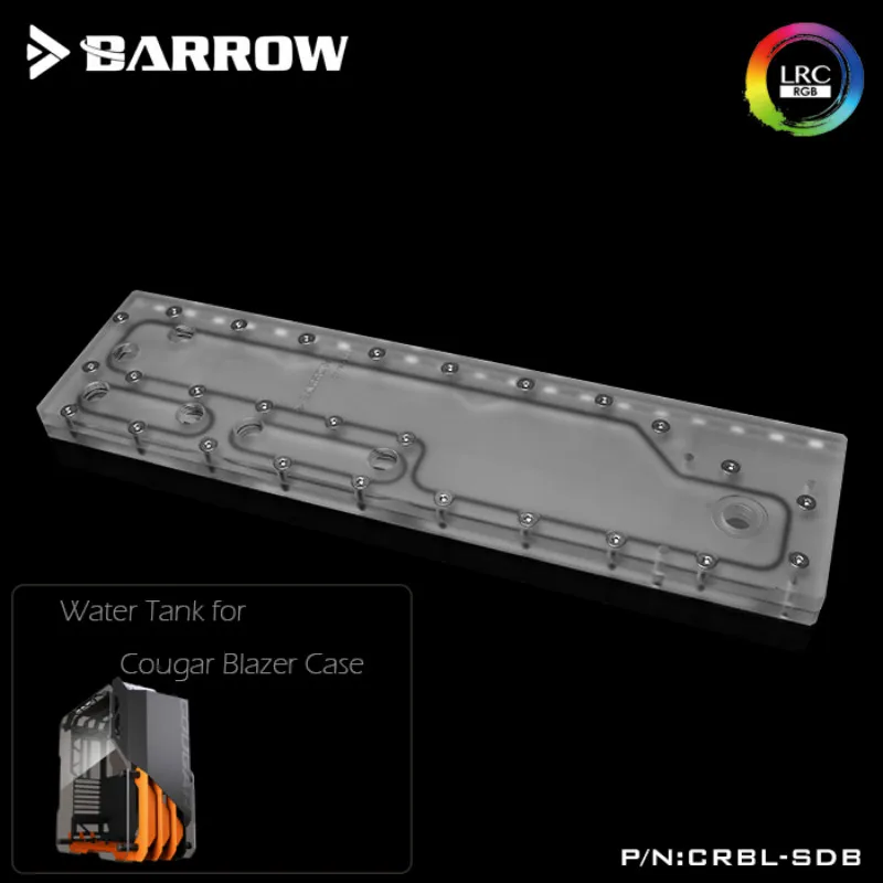 Barrow Cougar чехол для блейзера резервуар водяного охлаждения RGB прямоугольный
