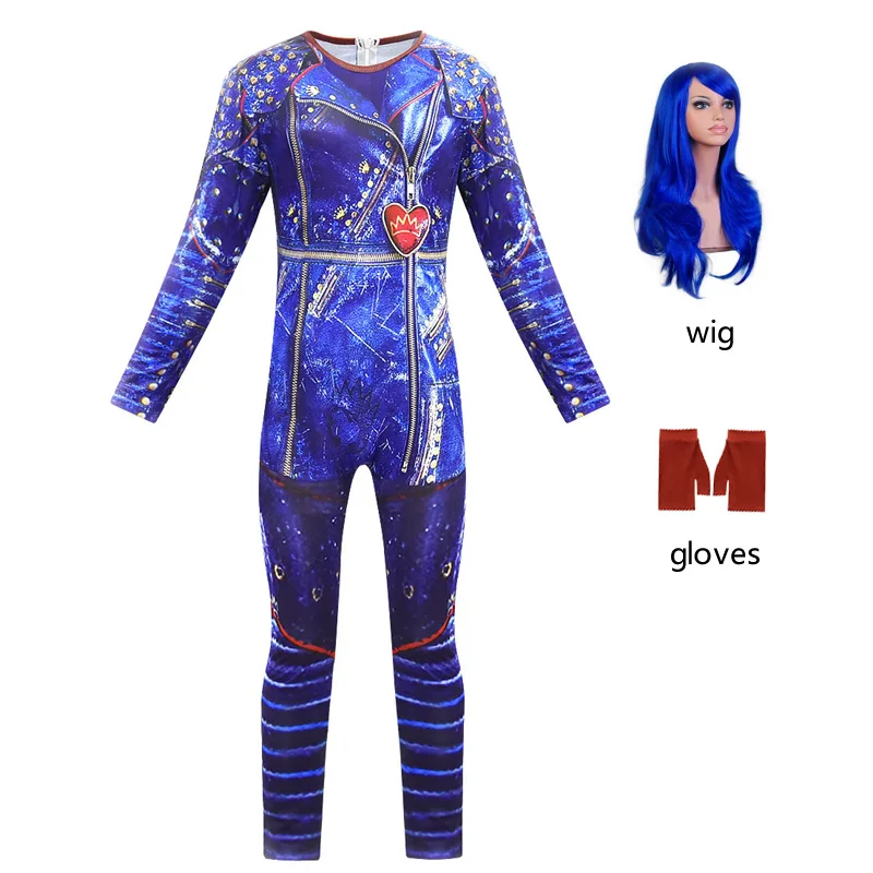 Нарядные Костюмы для девочек с изображением потоков мал Детские костюмы косплея