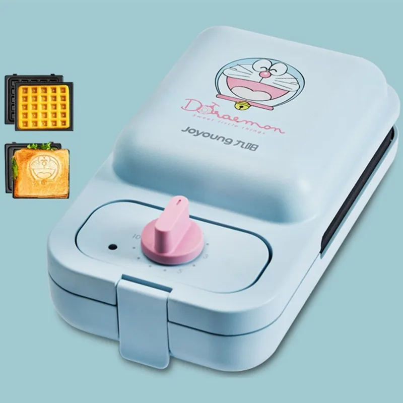 Портативная электрическая мини вафельница 220 В антипригарная бытовая машина для