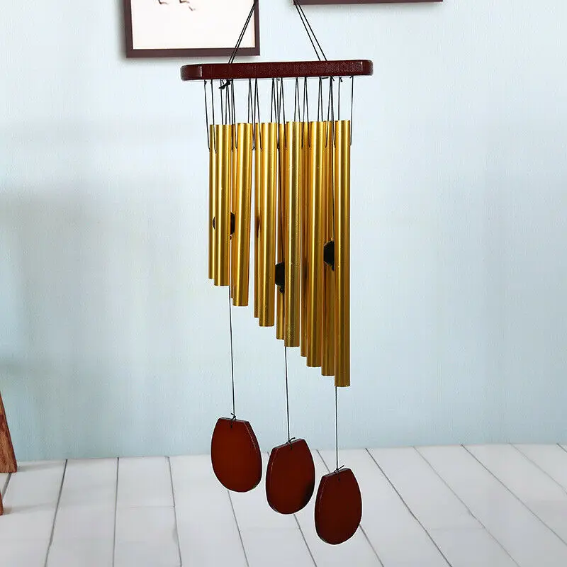 

Outdoor Wind Bell Garden Metal Wind Chimes Home Yard Decoration Hanging Tubes Windchime Ornament