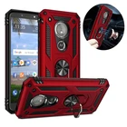 Чехол силиконовый для Motorola E5 E6 G6 Play G7 Plus, противоударный чехол для Moto One Zoom Z4 P40, магнитный держатель, кольцевые чехлы