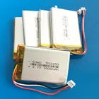 Литий-полимерный аккумулятор JST, 1,5 мм, 3 контакта, 3,7 в, 1000 мА ч, 503450, для смартфонов, DVD, mp3, светодиодных ламп, камер, 5 шт.