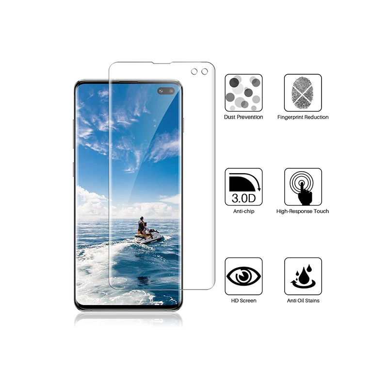 3 шт 3D полное покрытие мягкий TPU протектор экрана для Samsung S10 Plus 5G S10e Защитная