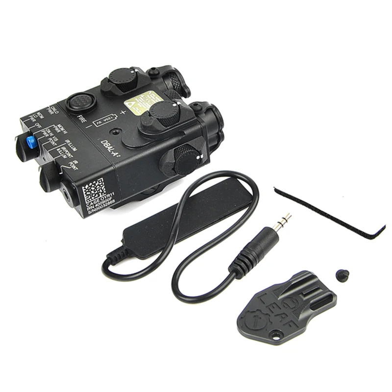 Фонарь с двойным лучом лазерный ИК и красный лазер светодиодный белый свет