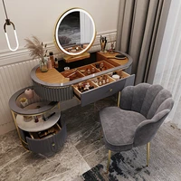light luxury bedroom small family type nordic dressing table modern minimalist cabinet all in one makeup self contained home