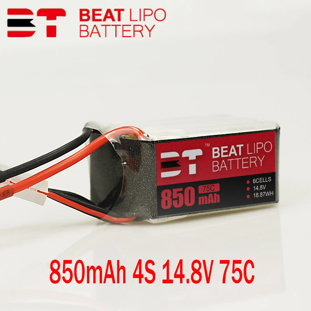BEAT LIPO BATTERY X Series 850mAh 4S 14 8 V 75C FPV перекрестная батарея|Детали и аксессуары| |