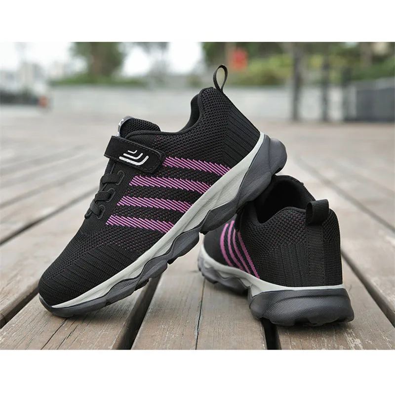 2020 Fashion Men Women Sneakers Ultralight Running Shoe Net Mesh Breathable Comfortable Increase Old Man Walking Work Out | Спорт и