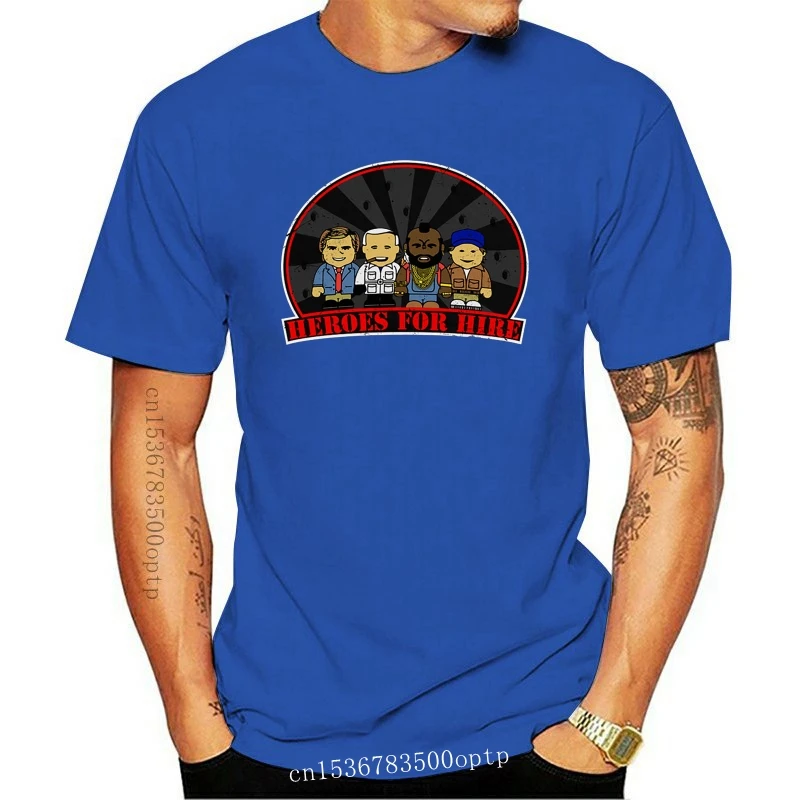 Футболка с героями для аренды футболка A-Team Hannibal A BA команды TV Series Van мультяшная