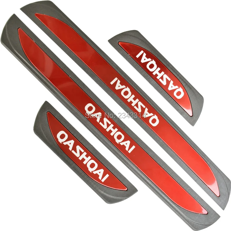Стальная Накладка на порог для 2017 2019 2020 Nissan Qashqai J11 защитная накладка педаль