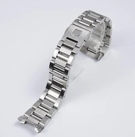 solid stainless steel strap 22mm 24mm bracelet watch strap for tag heuer calera series watch accessories band steel silver