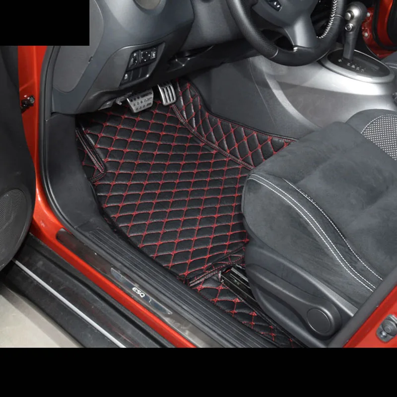 Кожаный Автомобильный напольный коврик Lsrtw2017 для Nissan Juke 2010 2019 2018 2017 2016 2015 2014 2013 2012