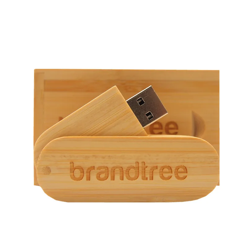 Деревянная USB флешка + коробка Флешка 8 ГБ 16 32 64 Гб 128 МБ Usb U диск ручка для
