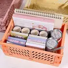 Корзина для хранения, складная, большой емкости, пластиковая, складная, для ежедневного использования