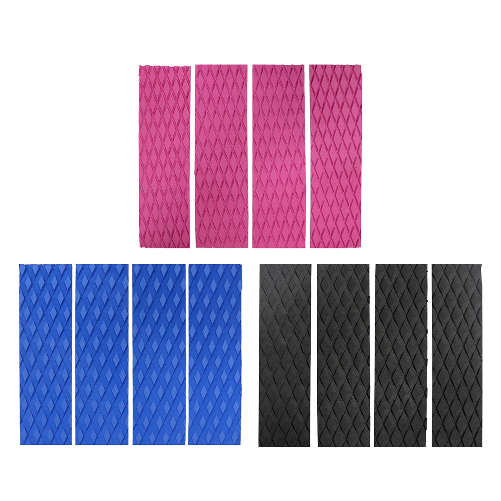 

4PCS SUP Surfboard Anti-slip Mat Surfboard Traction Pad Kayaks Anti-slip Traction Pad For Surfboard boat Accessories 31 X 8 Cm