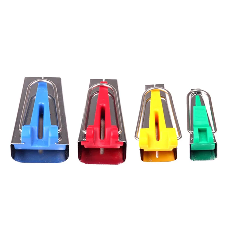 

4 Pcs Fabric Bias Tape Maker Binding Tool Set Sewing Quilting Hemming Tool YE-Hot