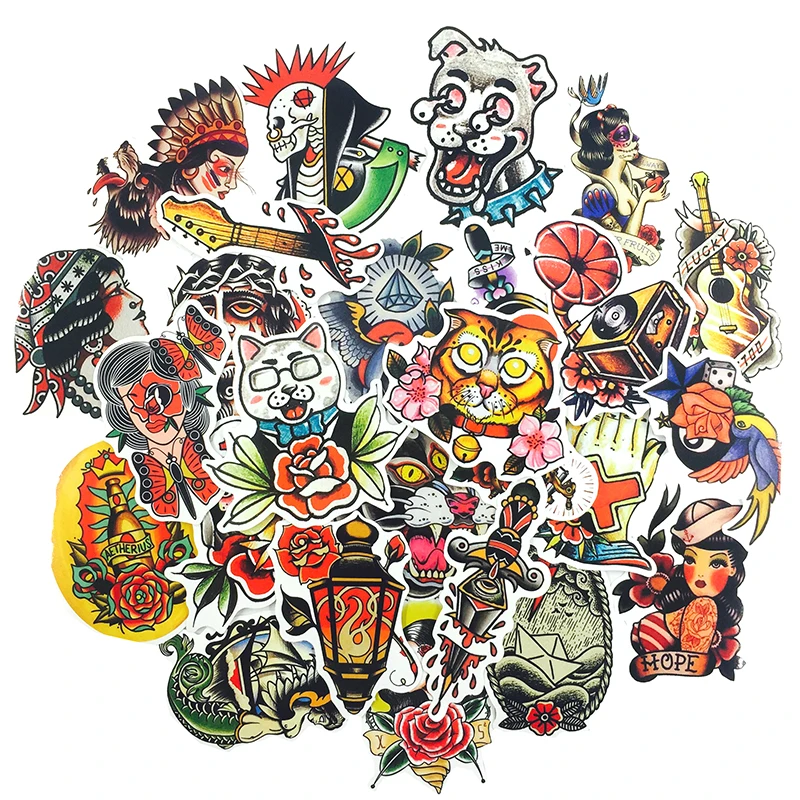 50 шт. наклейки на телефон в стиле ретро | Игрушки и хобби