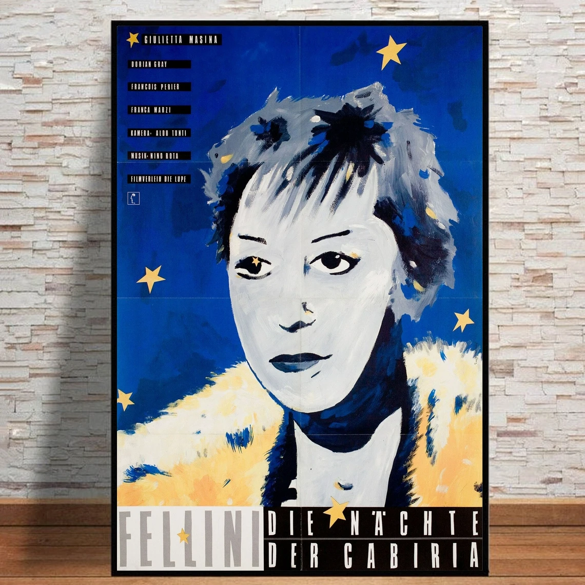 Плакат по мотивам фильма ночи кабирии R1979 классический винтажный Ретро-плакат на