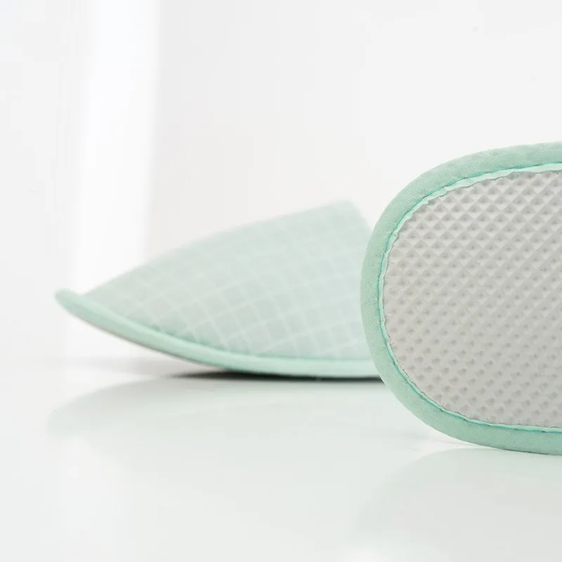 

Men Checkered Hotel Travel Spa Disposable Slippers Party Sanitary Home Guest Use Fluffy Closed Toe Women Foldable Slippers Shoes