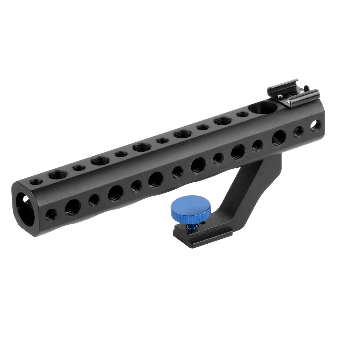 БЫСТРОРАЗЪЕМНАЯ Верхняя ручка 28 мм с горячим башмаком 1/4 &quot3/8&quot для DSLR камеры штатив низким углом sony A6500 GH5 G85